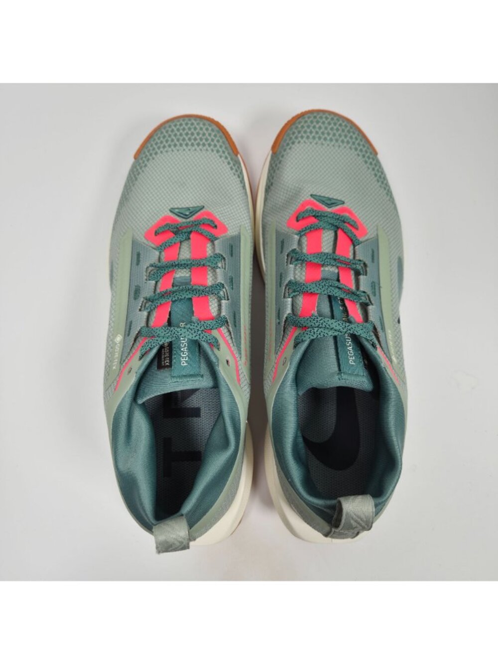 Nike Pegasus Trail 5 Gore-Tex Men's Jade Running Shoes FQ0908-300 US Size 10.5 - Picture 6 of 8